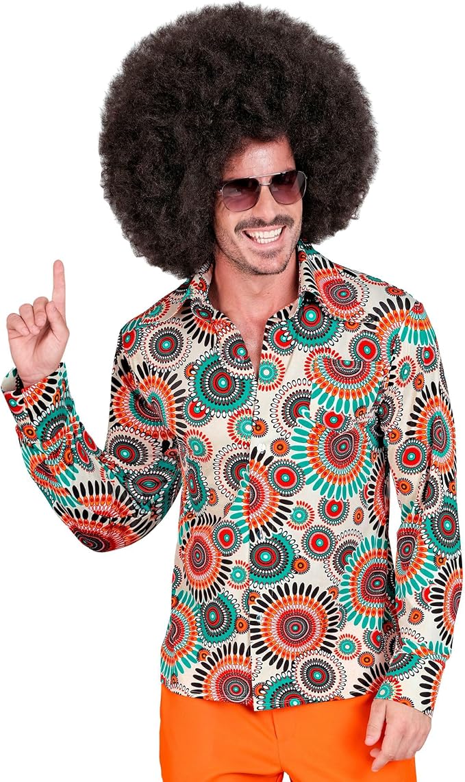 W WIDMANN MILANO Party Fashion - Camisa de hombre de los años 60