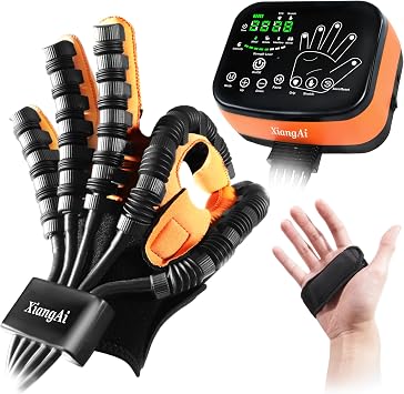 Upgraded 6th Generation Robot Gloves for Cerebral Palsy,Finger Paralysis, Stroke Hand Recovery Device,Therapy Gloves for Stroke Patients, Hand Therapy Equipment.