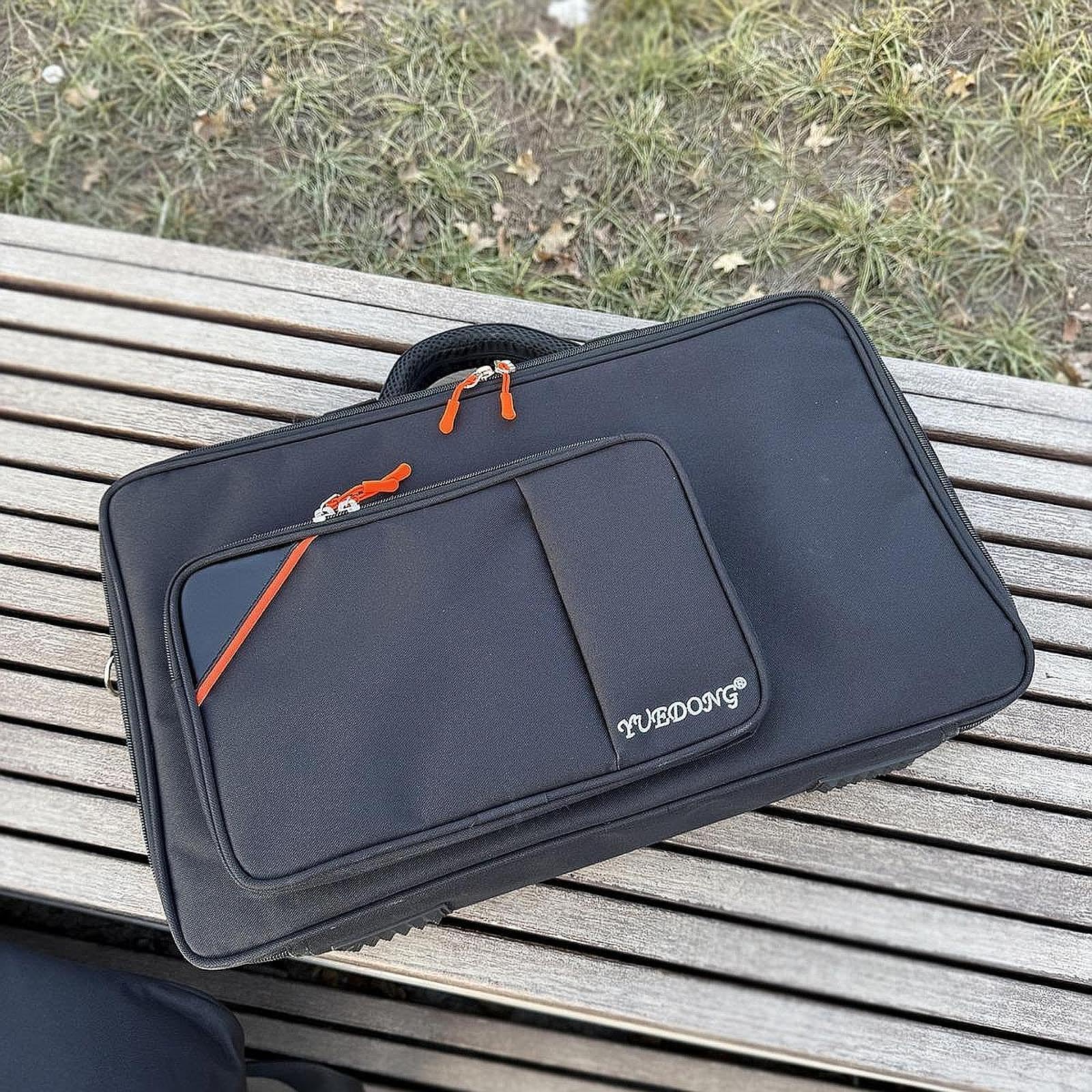 Custodia per controller DJ, custodia antiurto, imbottitura interna, tasca frontale, borsa per mixer DJ per palco, spettacolo, viaggio, bar, 39 Cm X 21 Cm X 5.5
