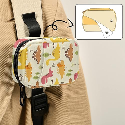 Miniatura 7 de Organizador semanal de píldoras de viaje, pequeño, lindo pastillero, contenedor dispensador de 7 días, organizador de medicamentos, soporte para