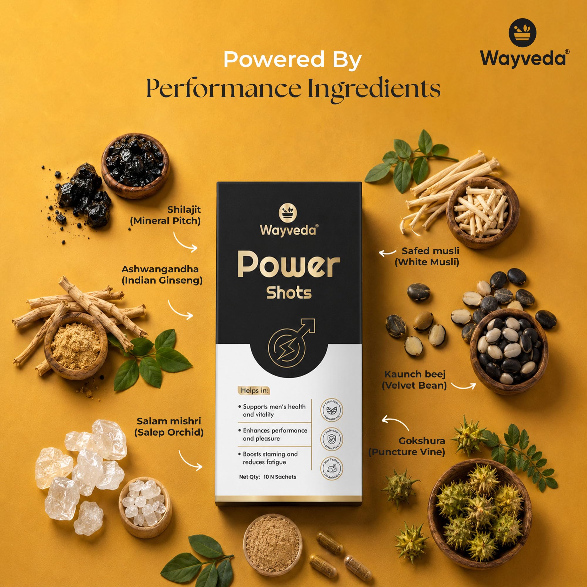 2X Black Triple Power System Combo Set for Men | Power Shots (15N) + Oil-Based Roll-On (50ml) | With Ashwagandha, Kaunch Beej & Shilajit | Boost Stamina, Vitality, Energy & Confidence — Amazon image 5
