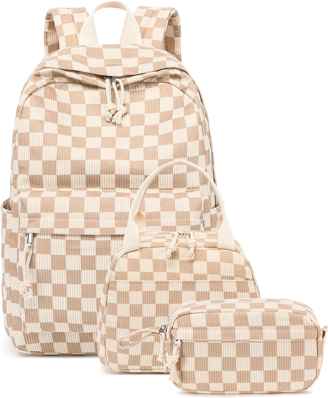 Teens Backpack Set Girls School Backpack Lunch Box Pencil Bags Student Bookbags 3 in 1