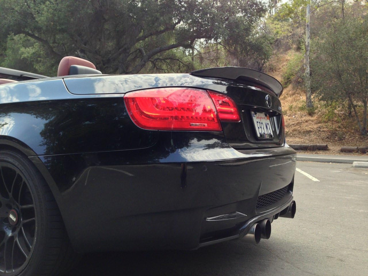 ST M SPORT E93 CARBON REAR BOOT SPOILER