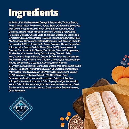 Miniatura 5 de Blue Buffalo Freedom - Alimento seco natural para gatos adultos, sin granos, para interiores, pescado de 11 libras