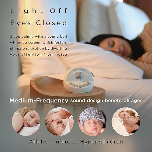 Miniatura 4 de WELLCARE -Naturcare Relajación de sonido: ruido blanco, 7 sonidos naturales, máquina de sonido para dormir, bebés tranquilos, para bebés, niños,
