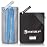 VENTURE 4TH Chamois Travel Towel - Small Sports Towel: Portable Pack Towels for Sea, Summit, Camping, Backpacking, Swimming - Quickdry and Absorbant (Gray-Blue Medium)