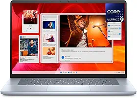 Dell Laptop Inspiron 16 Plus 7640: tela sensível ao toque FHD de 16 polegadas, Intel Ultra 9-185H, 16 GB RAM, SSD de 1 TB, chave IA Copiloto, webcam, Wi-Fi 6E, BT, teclado retroiluminado, HDMI, USB-C