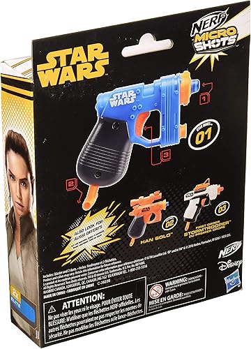 Miniatura 2 de Nerf MicroShots Star Wars Rey (Island Journey) Blaster