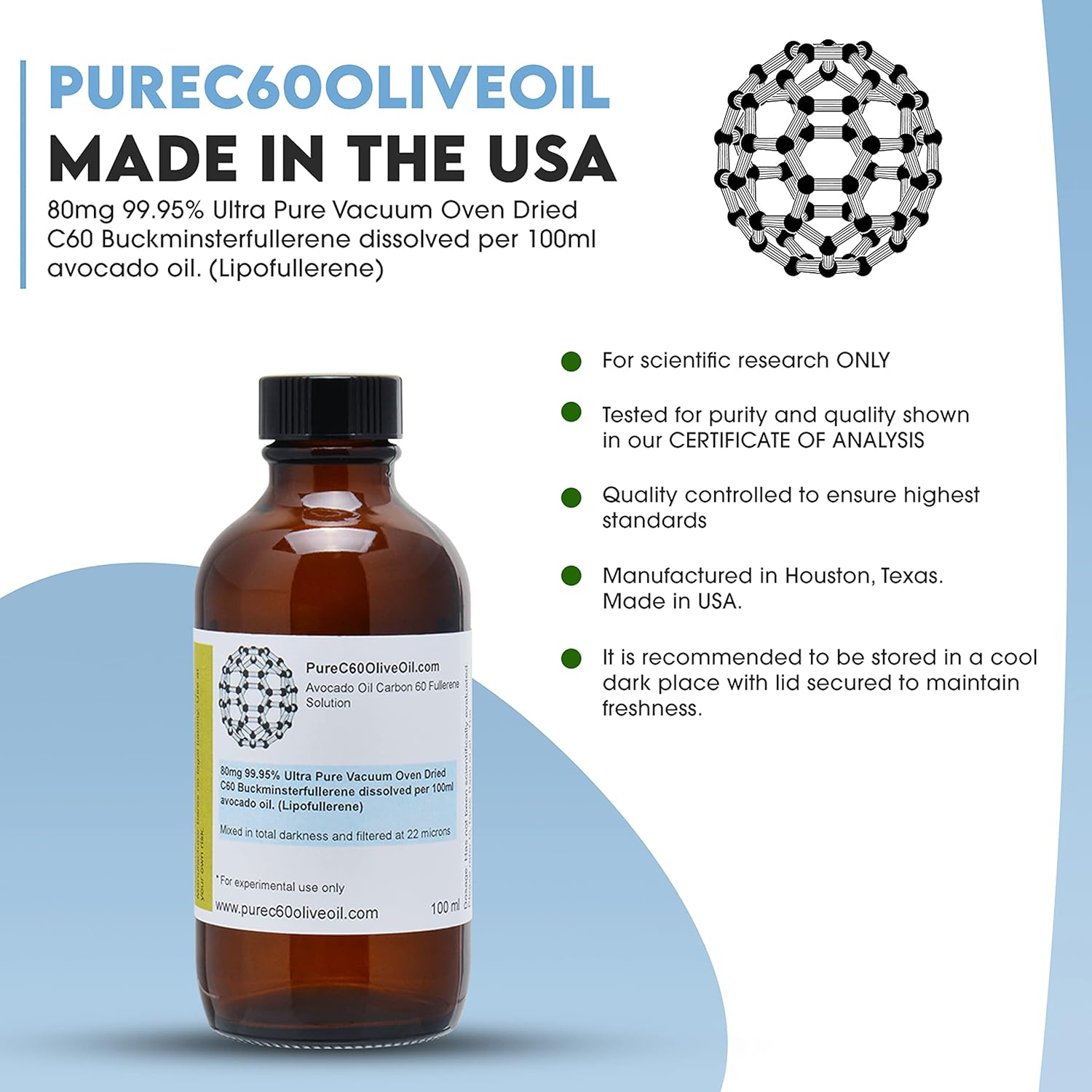 PureC60OliveOil C60 Avocado Oil - Image 3