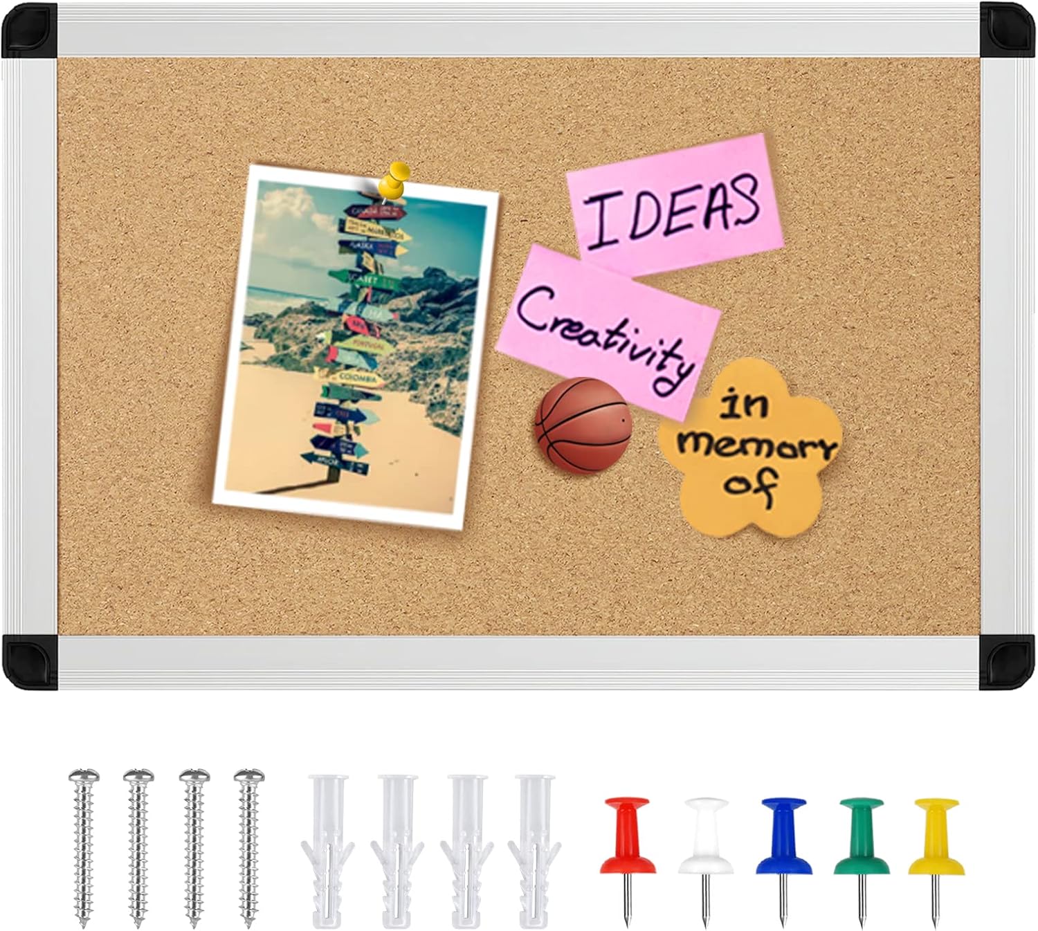 Aitakatta Cork Notice Board Bulletin Board, Cork Boards for Walls