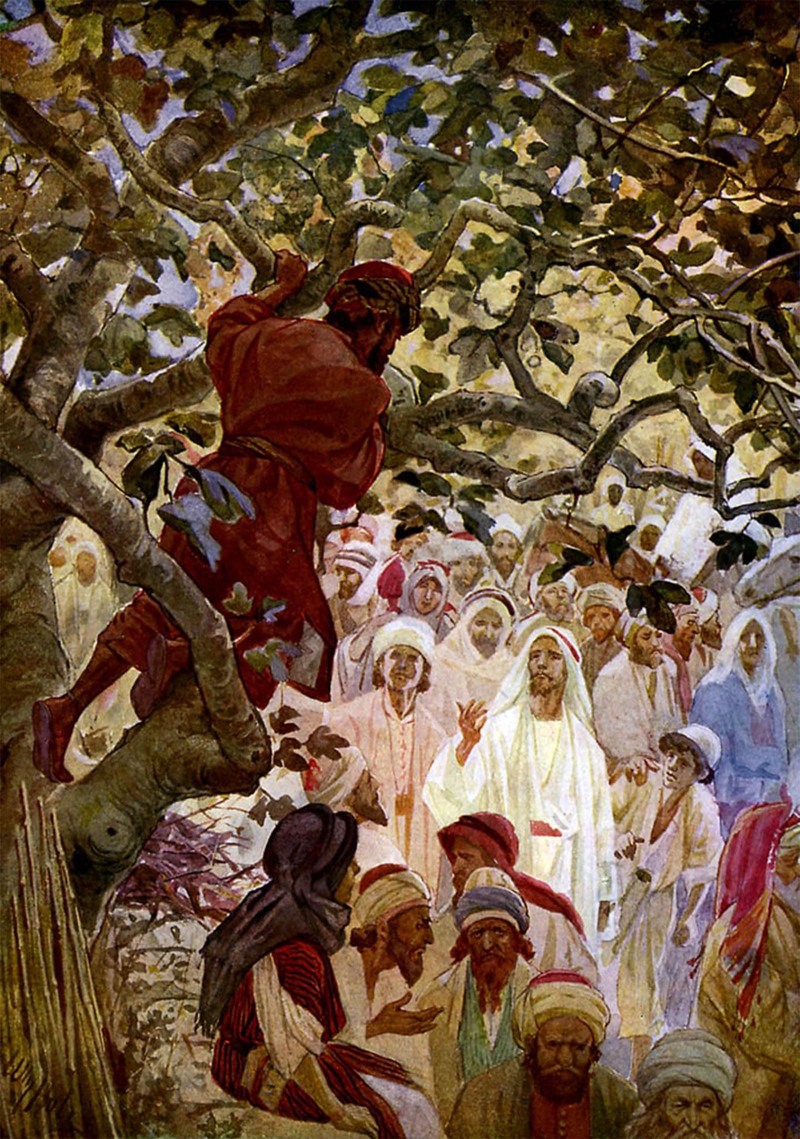 POSTERIIk Famous Print Pop Art Wall Art Graffiti Jesus and Zacchaeus Bible by William Brassey Hole Art Prints for Home Decor 60x90cm