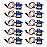 Beffkkip 10Pcs SG90 9g Micro Servos for RC Robot Helicopter Airplane Controls Car Boat