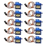 10Pcs SG90 9g Micro Servos for RC Robot Helicopter Airplane Controls Car Boat