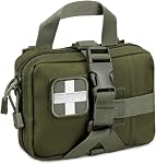 LIVANS Tactical EMT Pouch, Rip Away Molle Medical Pouches IFAK Tear-Away First Aid Kit Emergency Survival Bag for Travel Outdoor Hiking