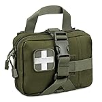 LIVANS Tactical EMT Pouch, Rip Away Molle Medical Pouches IFAK Tear-Away First Aid Kit Emergency Survival Bag for Travel Outdoor Hiking