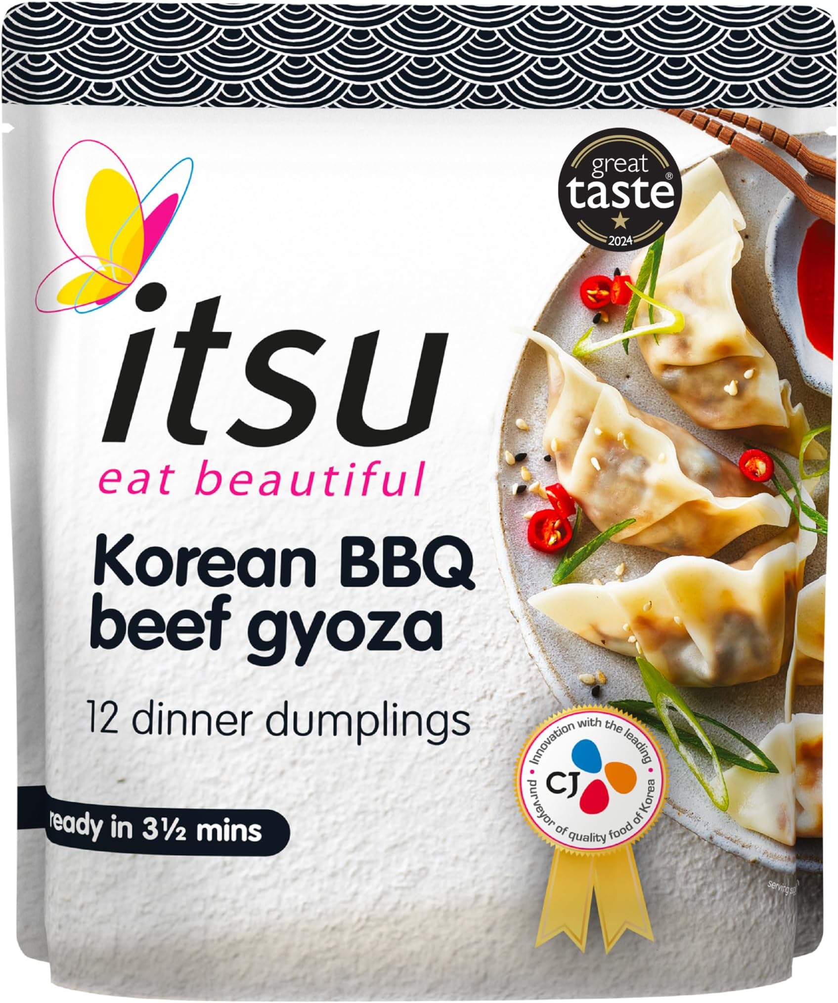 itsu 12 Korean BBQ beef gyoza dinner dumplings 240g [Frozen]