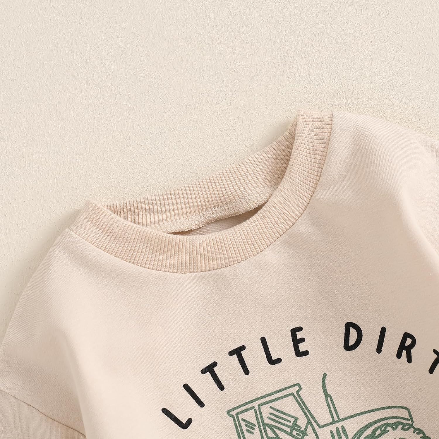 fhutpw Toddler Baby Boy Clothes Funny Letter Long Sleeve Sweatshirt Pullover Top Jogger Pants Fall Winter Outfits - Image 4