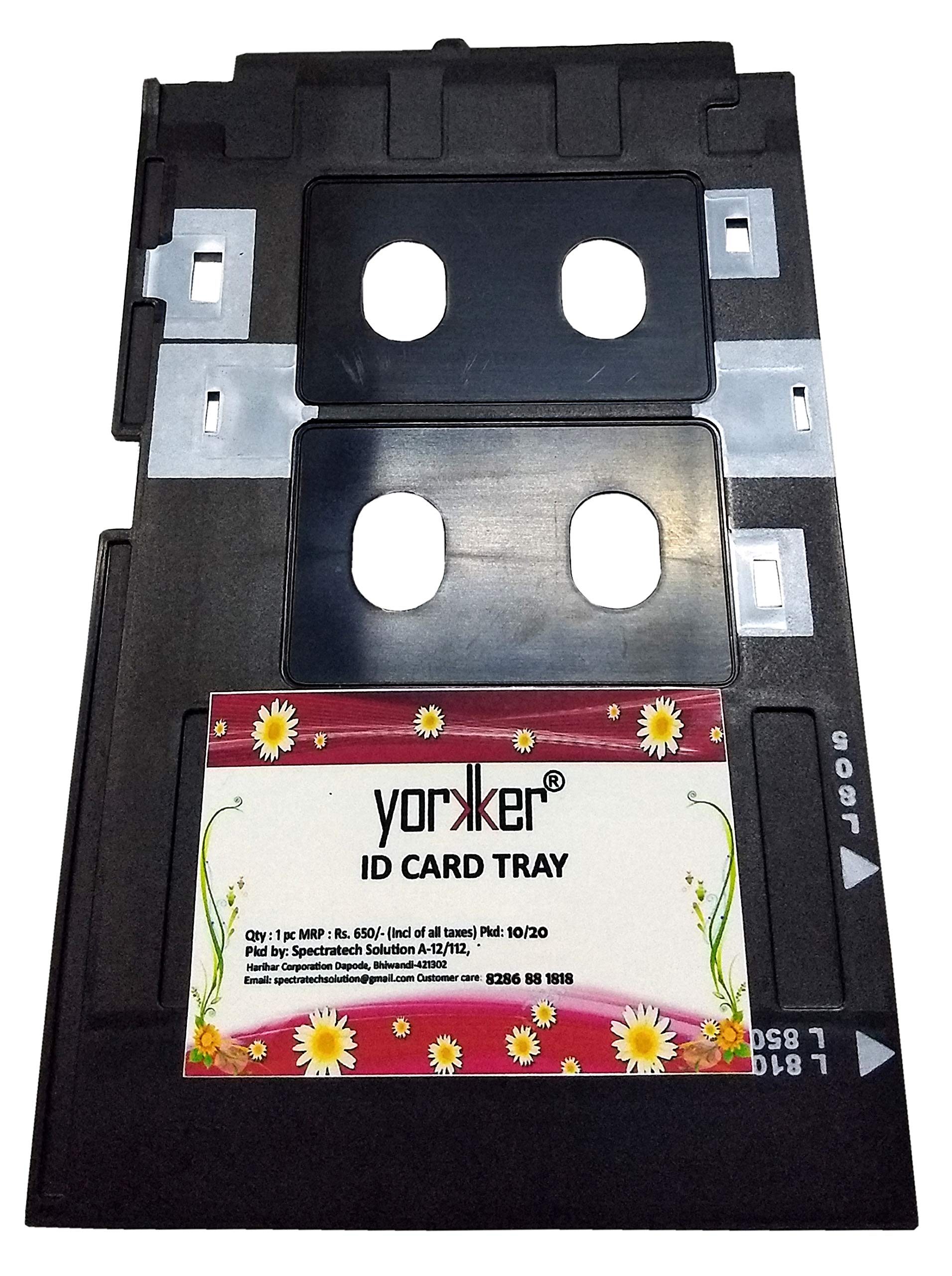 See full amazon price history chart for Yorkker ID Card Tray Black Compatible with Epson Printers L800, L810, L850, T60, T50, P50, R260, R270, R280, R290 Yorkker ID Card Tray Black Compatible with Epson Printers L800, L810, L850, T60, T50, P50, R260, R270, R280, R290 (B08NX5P1TM) Amazon Price History, Amazon Price Tracker