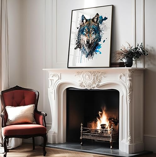 Vista 22 de Poster Master Póster de alpaca – Impresión de alpacas en pastizales – Arte de fotografía – Regalo para hombres, mujeres y amantes de los animales