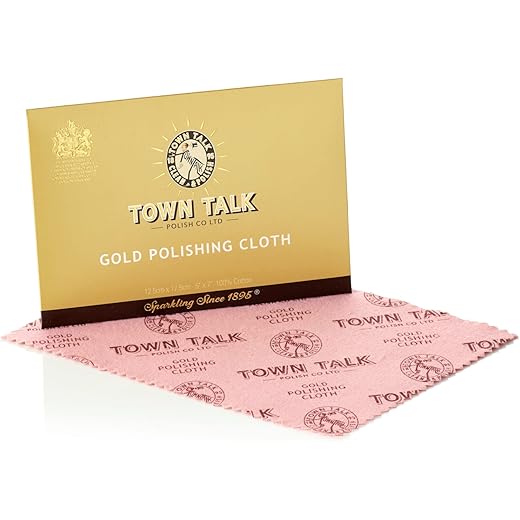 Gold Jewellery Polishing Cloth Anti Tarnish 12.5X17.5 cm