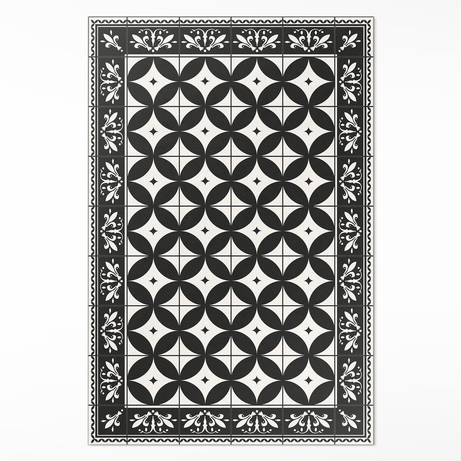 Tapis intérieur PVC entretien facile 140x210 cm résistant à la décoloration Floorart