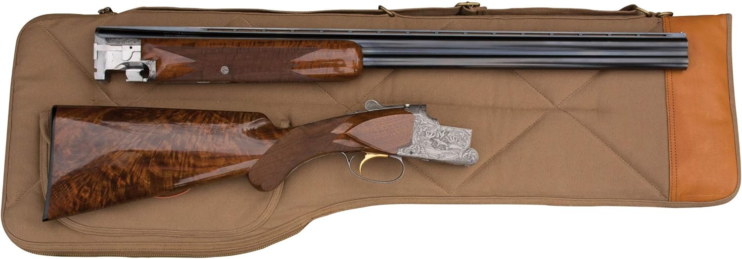 MidwayUSA Deluxe Cotton Canvas Takedown Shotgun Case 34" Dark Khaki