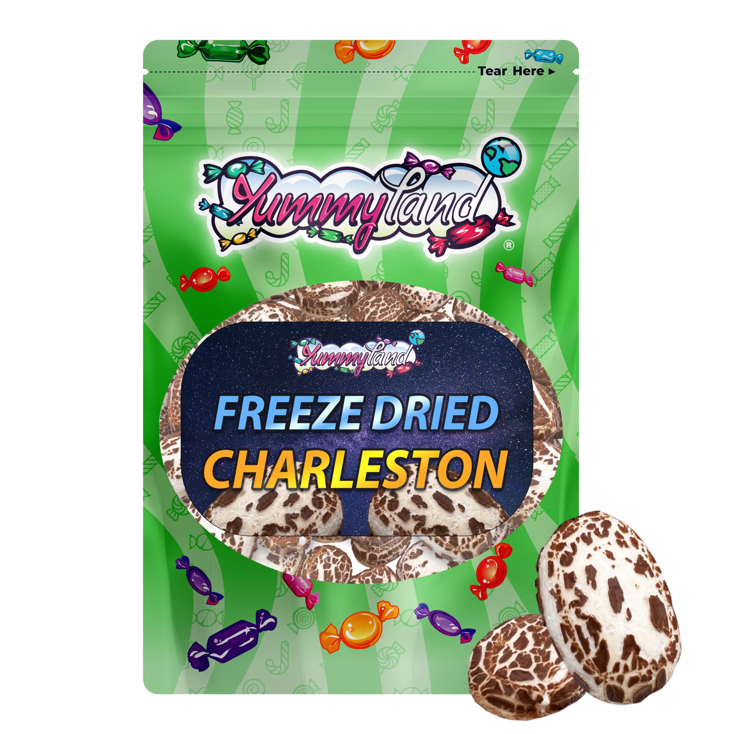Freeze Dried Charleston Chew Candy - 2 OZ, Premium Crunchy Freeze Dried Candy, TikTok Trends Dry Freeze Candy