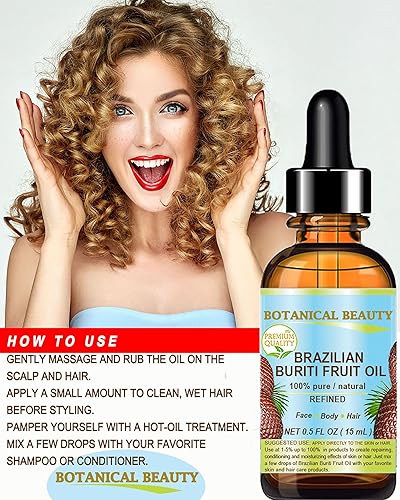 Miniatura 6 de Buriti aceite de frutas brasileño 100 puronaturalaceite refinado sin diluir prensado en frío Carrier Para cara cuerpo cabello labios y cuidado de