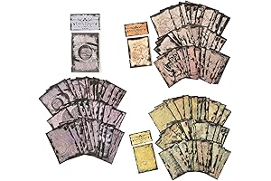 120 Sheets Vintage Newspaper Reprints: Fire Burning Landscape