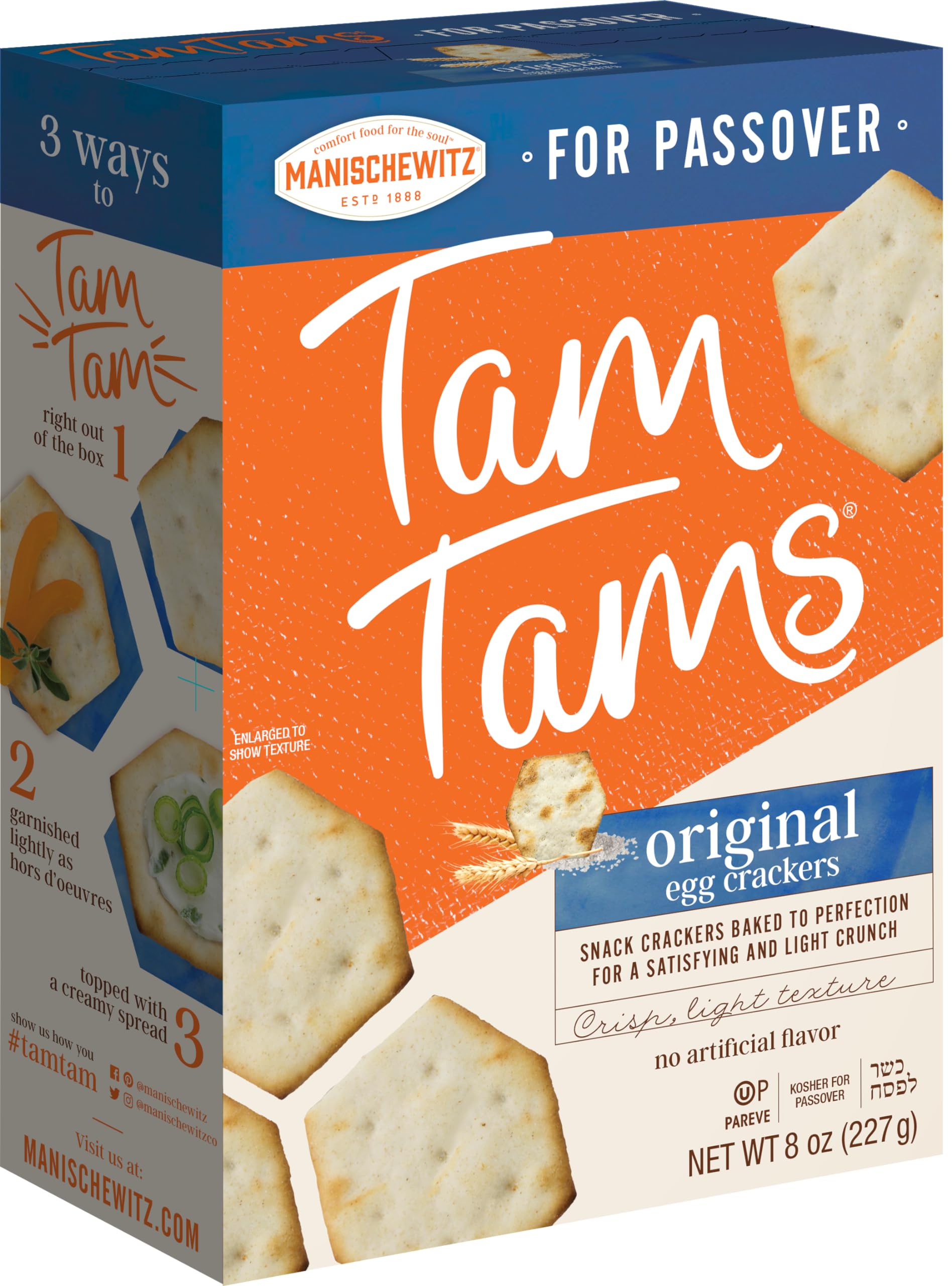 Manischewitz Original Tam Tam, KFP, 8 oz
