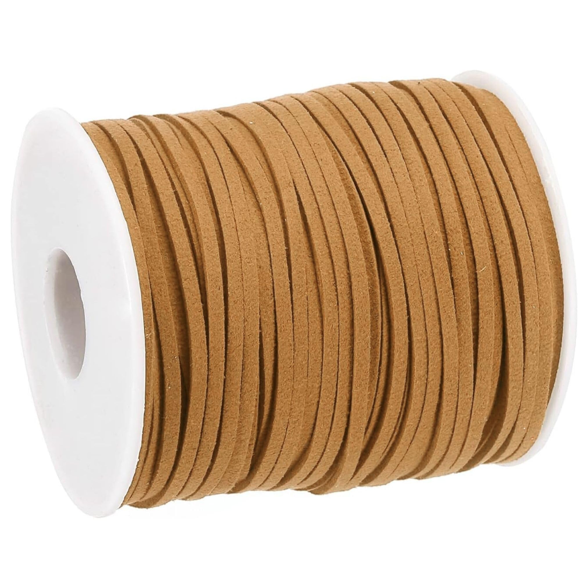 Deerskin Leather Cord Strips Spool | Genuine Leather Boot Shoe Laces | Deerskin Lace Cord String Lacing for Jewelry Making DIY Crafts Bracelets Necklaces