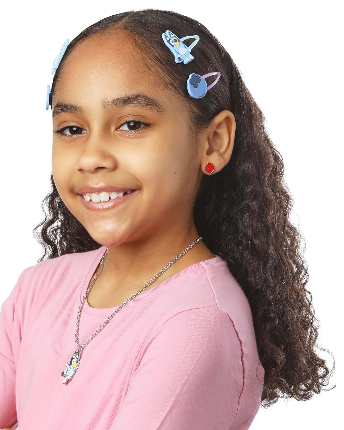 Bluey Hair Clips 8-Piece Set Official License, Snap Back Hair Clip image 2