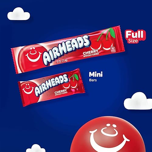 Miniatura 44 de Airheads - Minibarras, bolsa de dulces de Halloween para dulce o truco, dulces a granel envueltos individualmente para adultos y niños, para fiesta