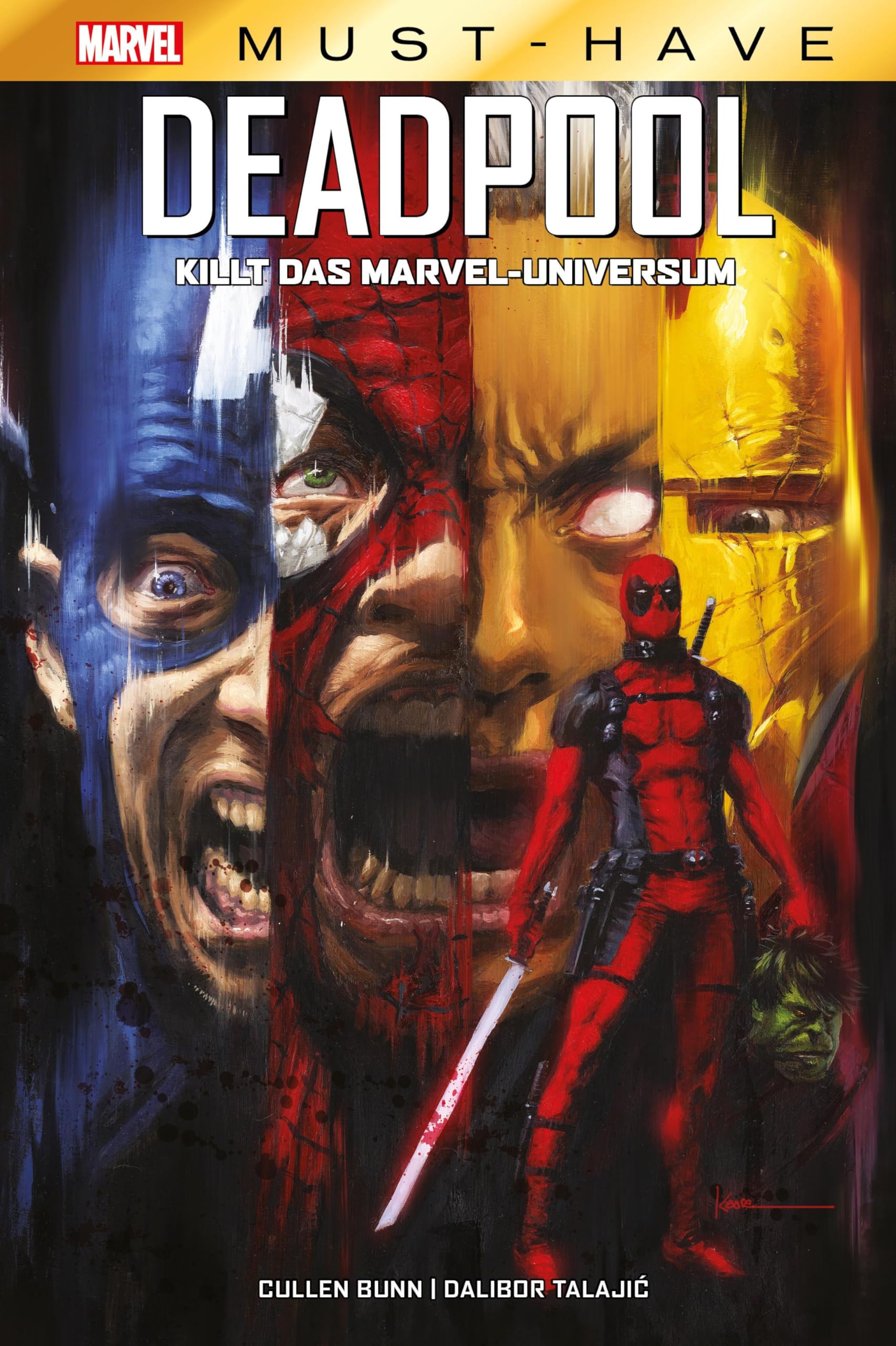 Marvel Must-Have Graphic Novel Deadpool kills the Marvel Universe – Hardcover (2012) 1–4