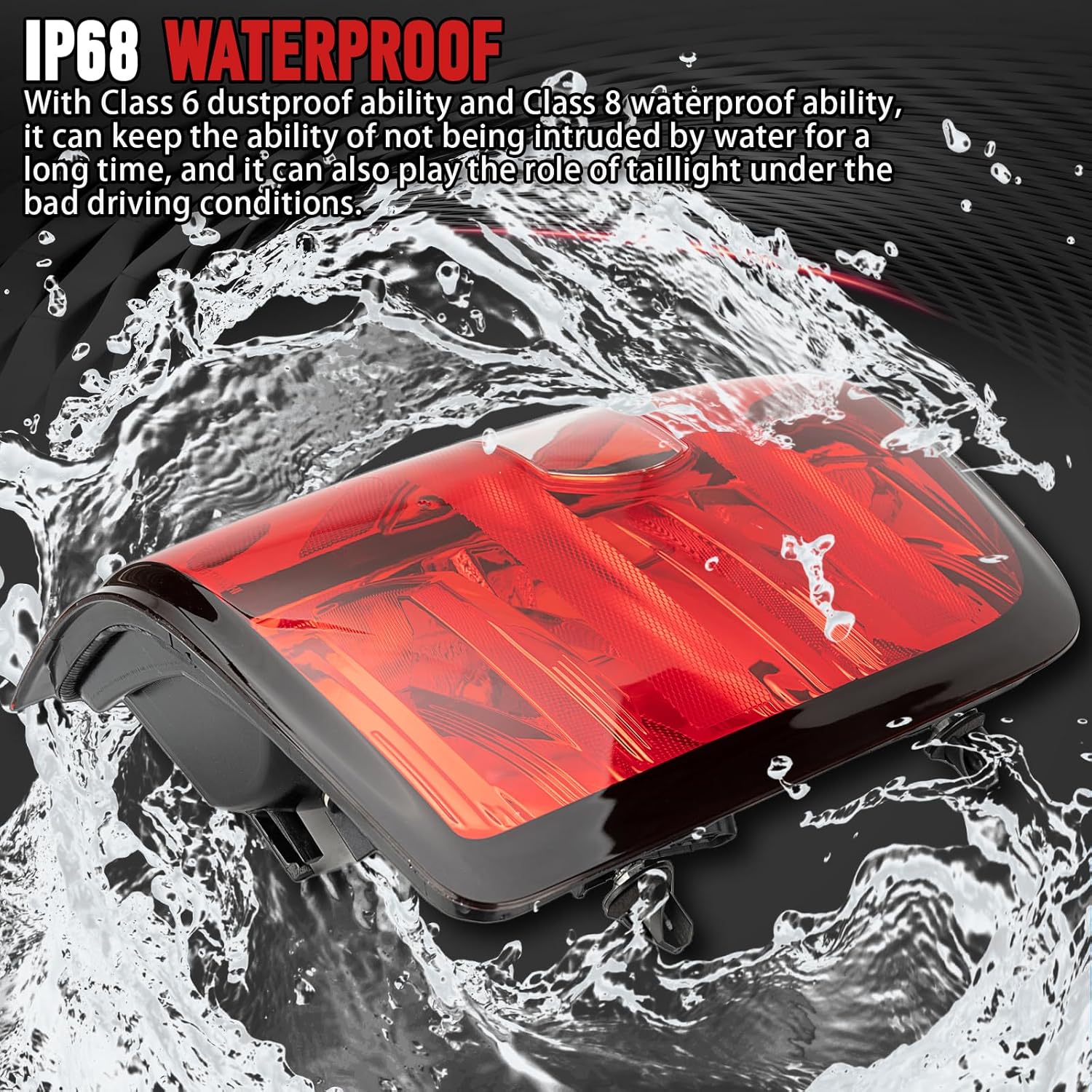 Tail Lights Assembly Right Passenger Fit 07-13 Chevy Silverado 1500 2007 2008 2009 2010 2011 2012 2013 2014 Chevrolet 2500 3500 HD 2500HD 3500HD Rear Brake Back Taillight Cover Lens 25958482