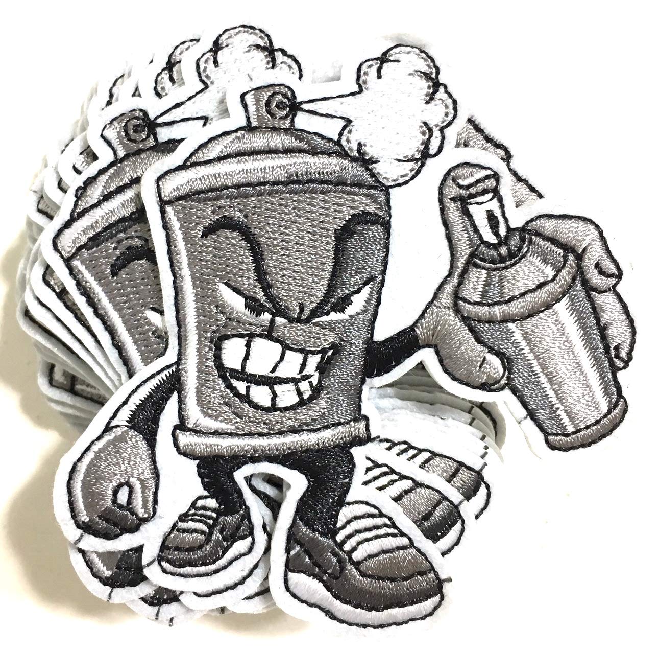 6 Banksy Aufnäher Zum Aufbügeln - Graffiti Ratten Motive Für Kleidung & Rucksäcke