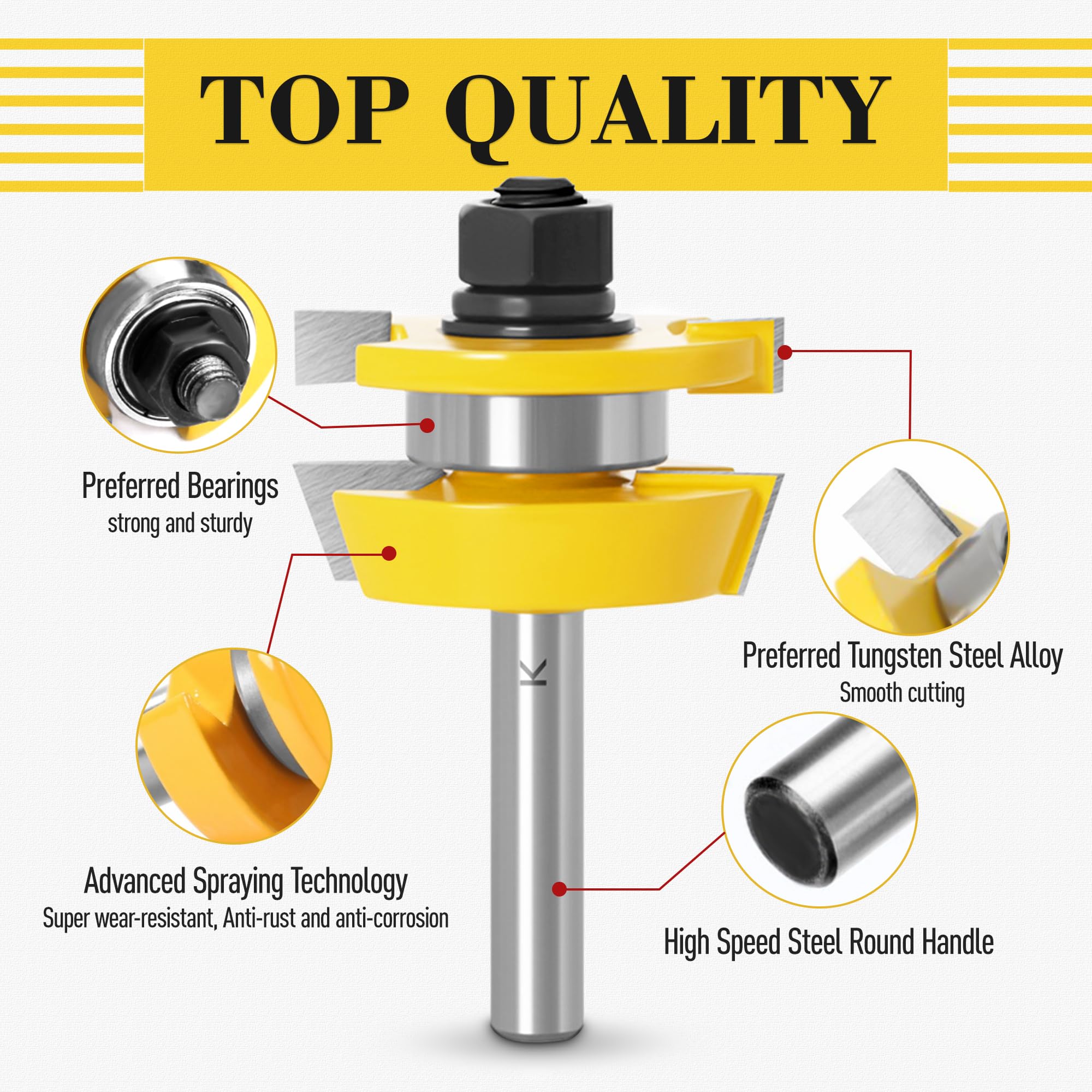 Carbide Router Bits - Shaker Rail & Stile -3