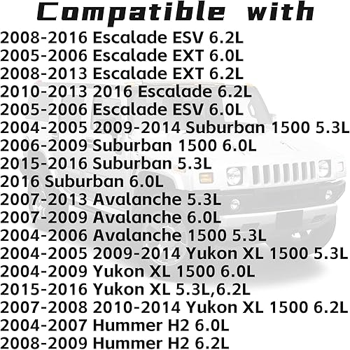 Miniatura 4 de Recipiente de vapor para Chevrolet Suburban Chevy Avalanche GMC Yukon XL Hummer H2 Cadillac Escalade 2004 2005 2006 2007 2008 2009 2010 2011 2012