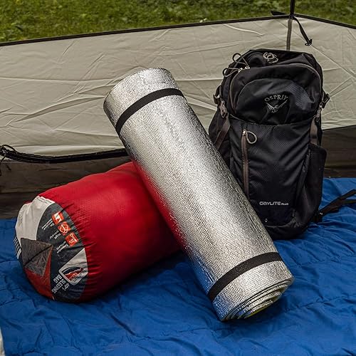 Miniatura 3 de ASR Outdoor Estera térmica reflectante de calor para acampar almohadilla de dormir aislada invierno frío
