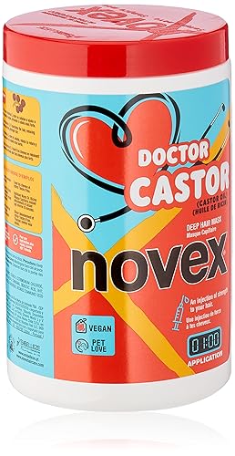 NOVEX - Mascarillas para el cabello acondicionadoras profundas de tamaño económico impregnadas con ingredientes naturales (2.2 lbs/35 onzas),