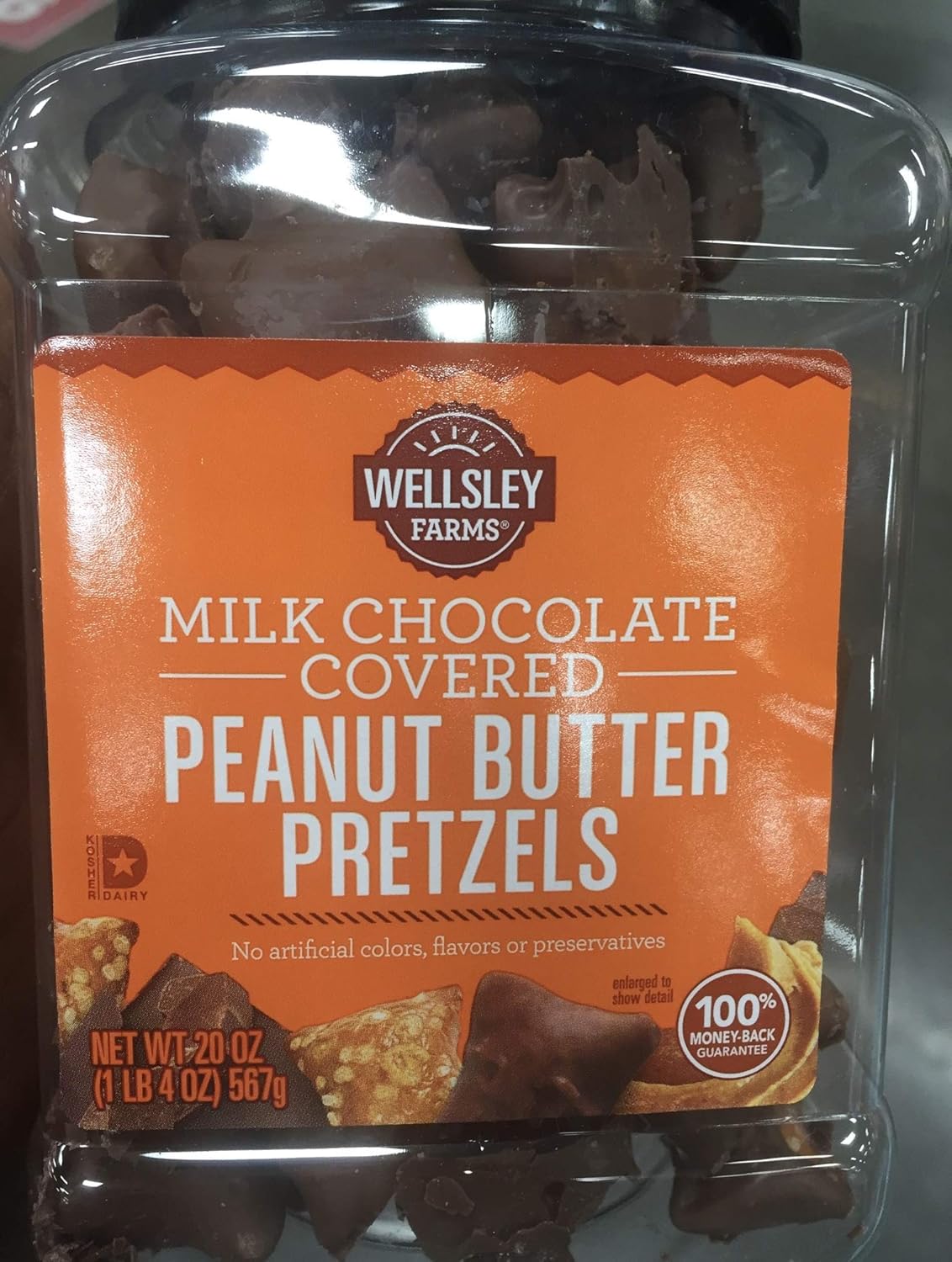 Wellsley Farms Milk Chocolate covered Peanut Butter