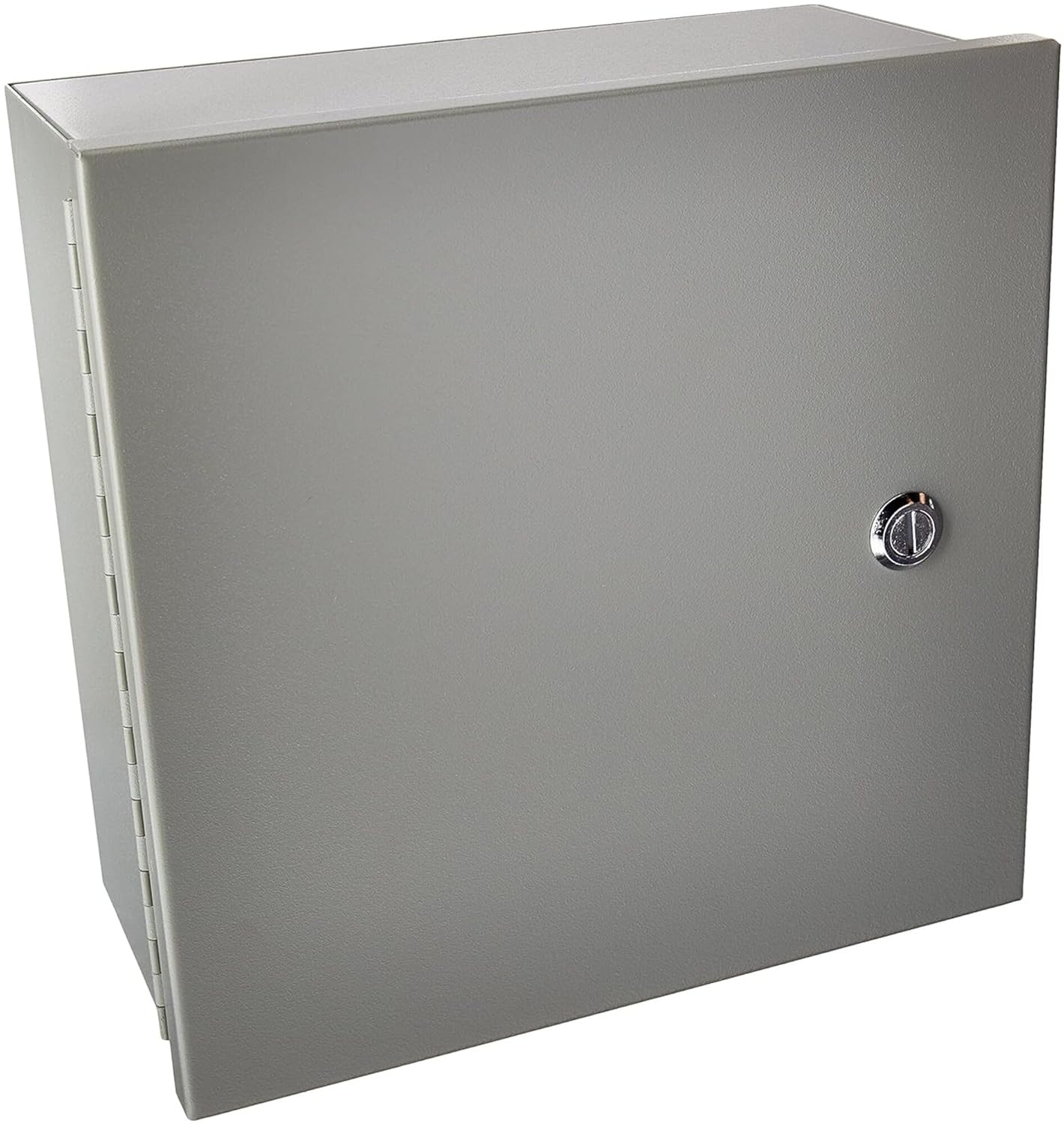 Wiegmann N1C121206 N1C-Series NEMA 1 Small Hinged Cover Enclosure, Carbon Steel, 12" x 12" x 6"