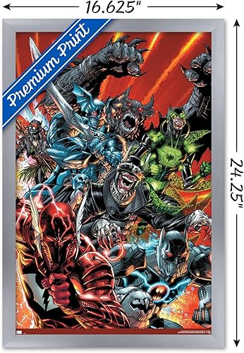 Miniatura 95 de Trends International DC Comics The Batman Who Laughs - Póster de pared grupal, 22.375 x 34 pulgadas, versión enmarcada en negro Versión enmarcada