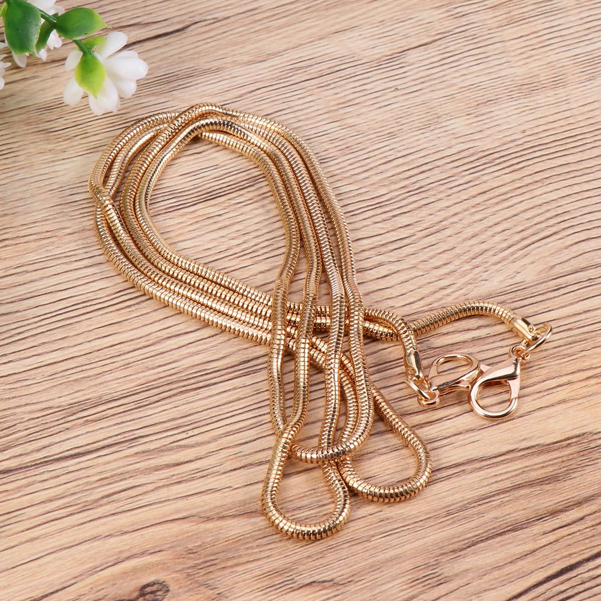 Healifty Cadena De Bolso Dorada De 47.24 Pulgadas Con Hebillas Metalicas Para Correa De Repusto Bolso Bandolera Accesorios Versatiles Para Bolsos Medianos