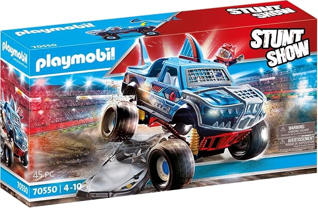 PLAYMOBIL Stuntshow 70550 Monster Truck Shark