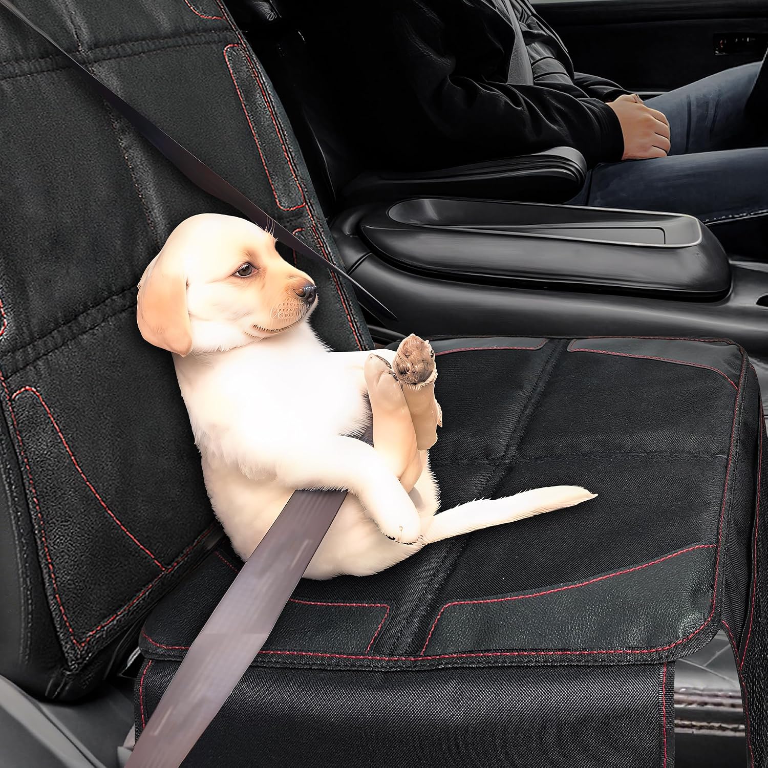 Extra-large Car Seat Protector for Child Car Seat Protector Under Baby Car Seat,Car seat Protector Car Seat Waterproof Cover Universal Durable for Dog Vehicles,Thick Pad,Anti Slip Backing (2 PCS)