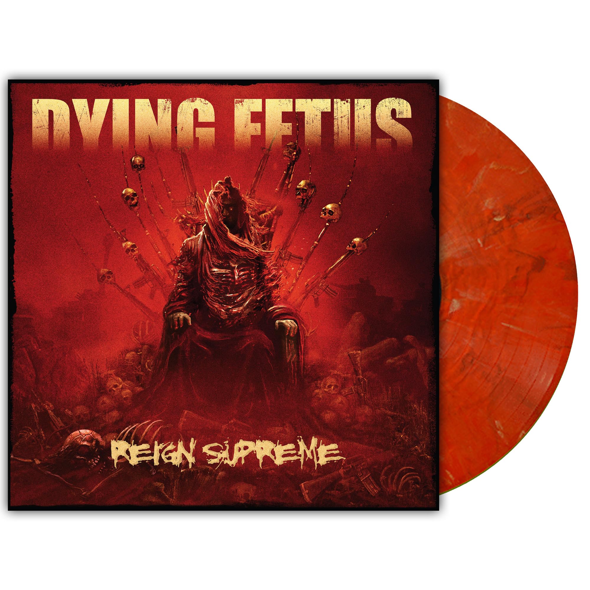 DYING FETUS - Reign Supreme - Vinyl (copper ruby shimmer vinyl LP + insert)
