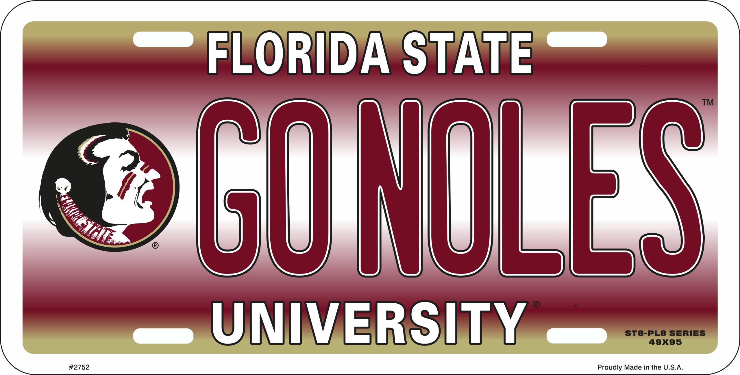 University Of Georgia Logo License Plate - Official 6x12 Glossy Black UGA Plate