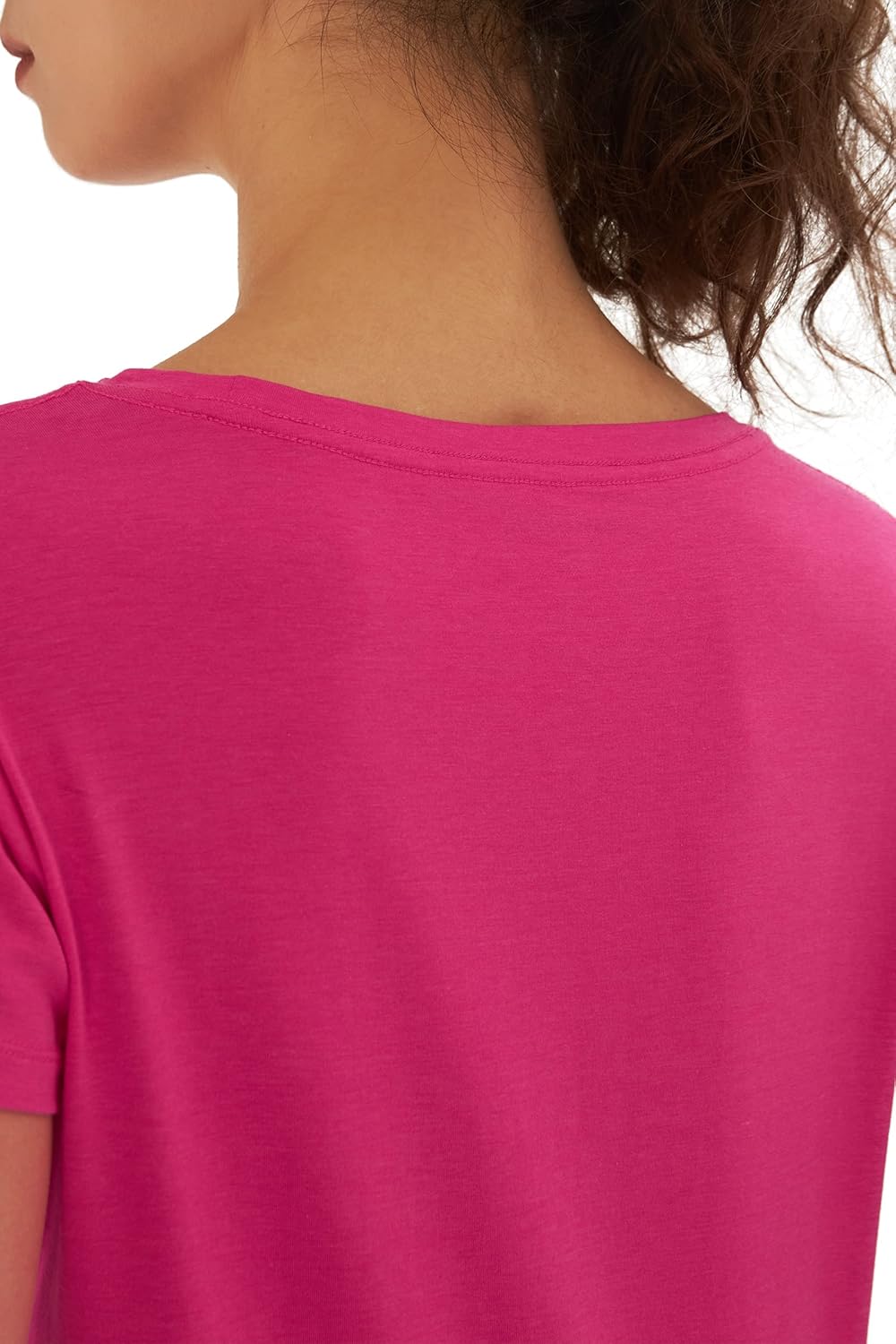 lulucheri Women's Workout T-Shirt Loose Fit Lightweight Crew Neck Short Sleeve Shirts Yoga Running Exercise Athletic Tee Top : Sports & Outdoors