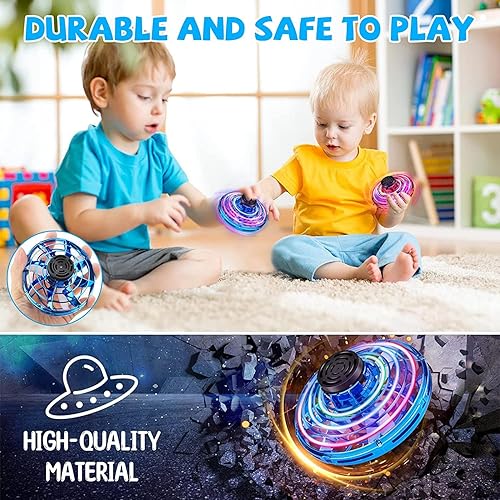 Miniatura 4 de Flying Spinner Mini OVNI Drone Ifly Spinner Fly UFO Flying Fidget Spinner iFly Control a mano Boomerang Drone Cool Toys Regalos para niños de 8 9 a